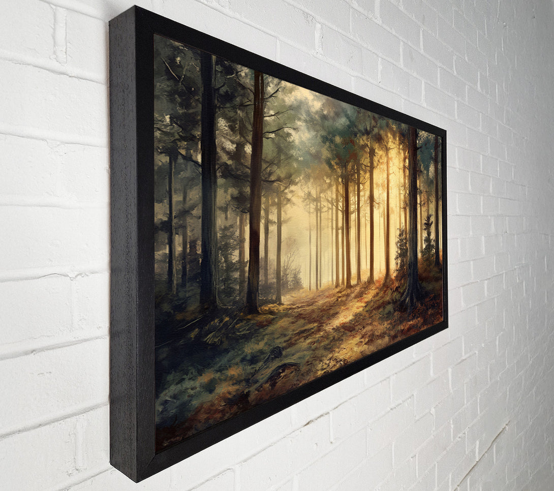  A Canvas Print of Subtle Gentle Forest Canvas Print