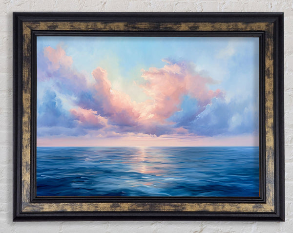 Surreal Painting Ocean Framed Print