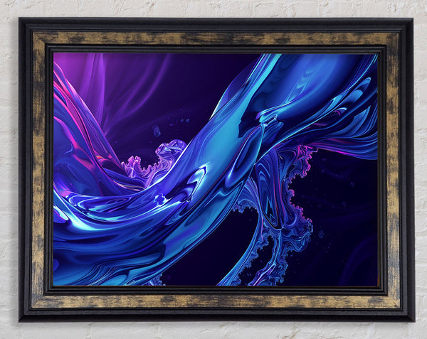 Swirls Of Liquid Framed Print