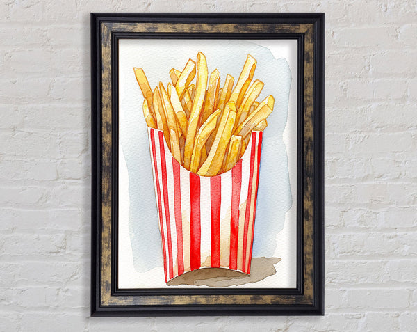 Tasty Fries Framed Print