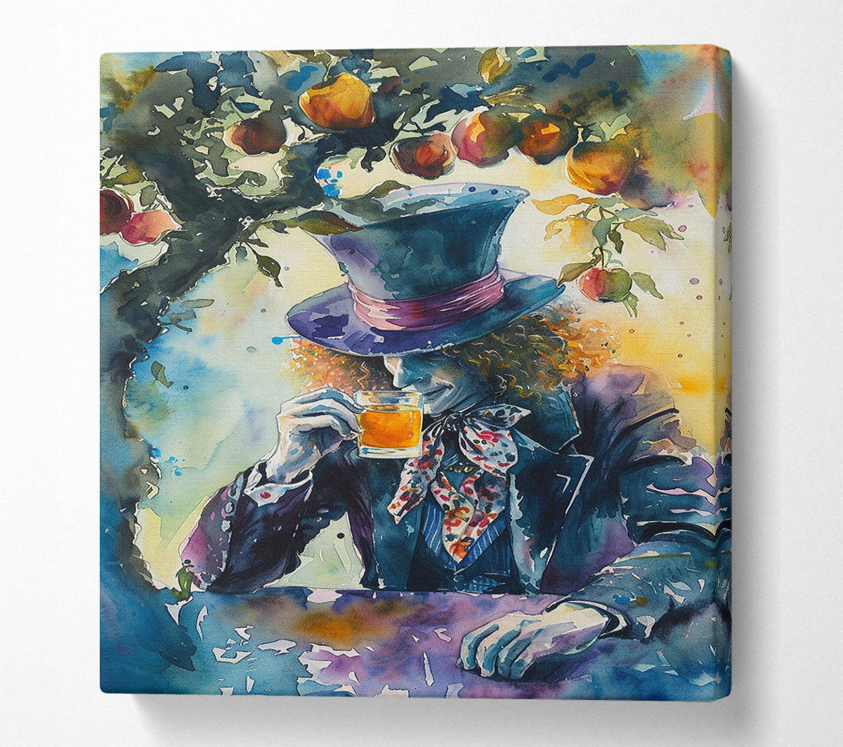 Enchanting Mad Hatter Canvas - Whimsical Wall Art Decor – Wallart