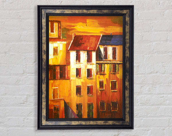 The Street View Framed Print