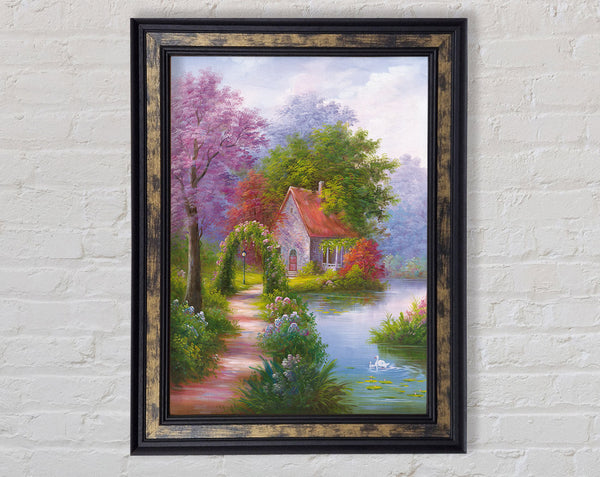 The Surreal Cootage Framed Print