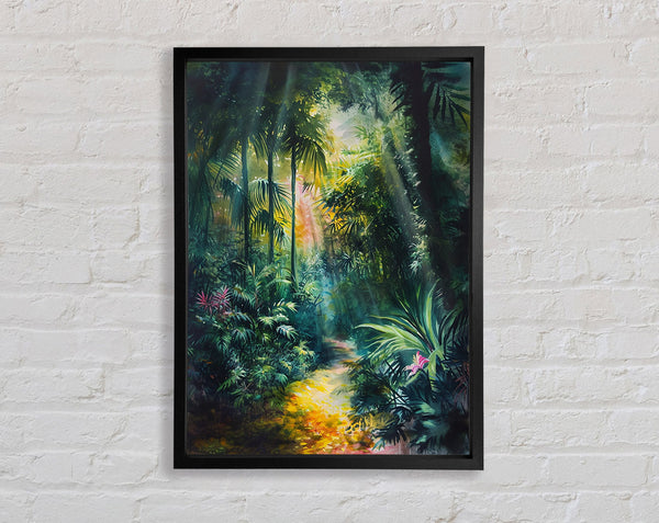 Tropical Forest Framed Print