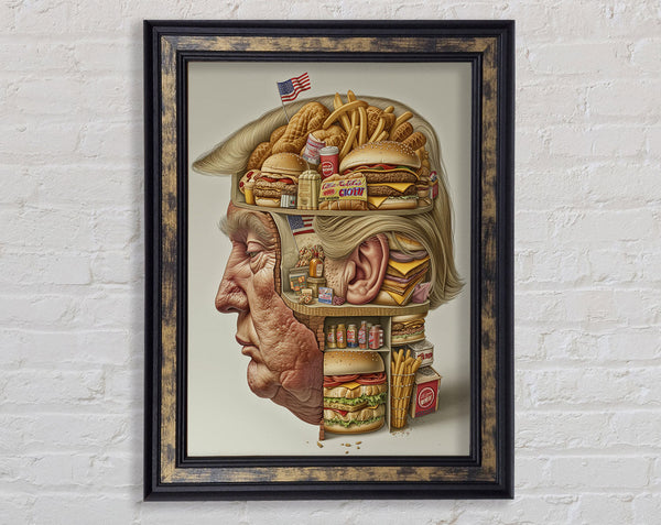 Trumps Mind Framed Print