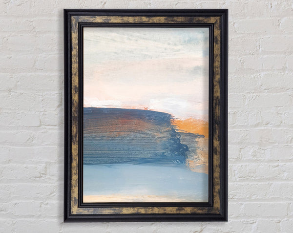 Washed Out Abstract Framed Print