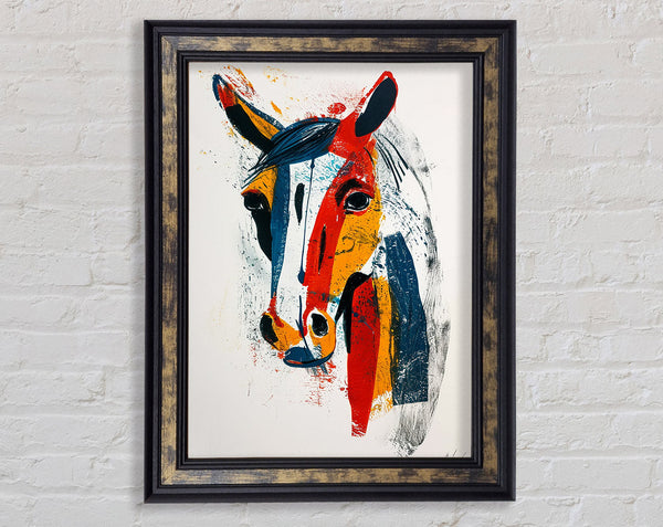 Watercolour Horse Framed Print