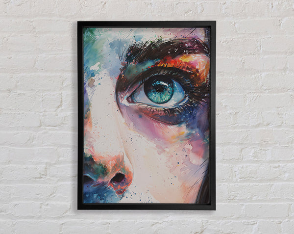 Watercolour Woman Beauty Framed Print