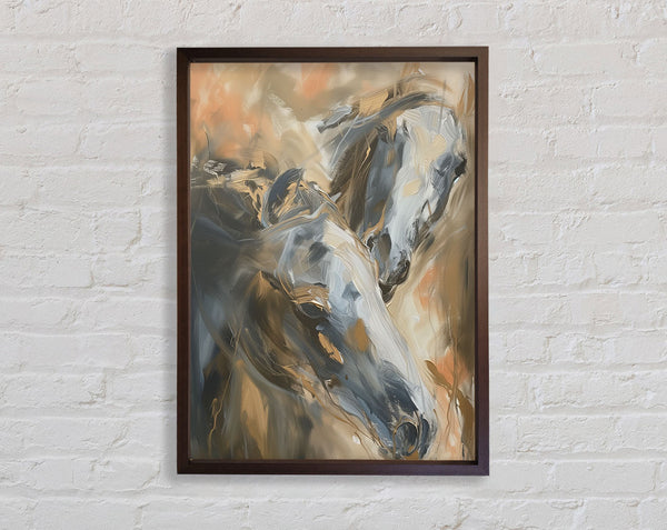 Wild Walnut Horse Framed Print