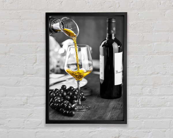Wine Pour Framed Print