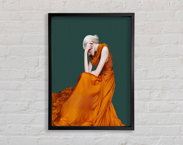 Woman Pose Framed Print