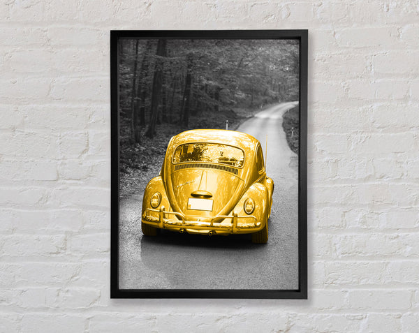 Yellow Beetle Framed Print