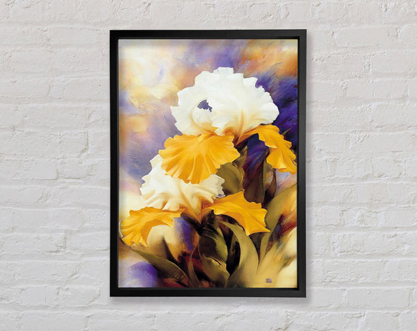 Yellow Flower Love Framed Print