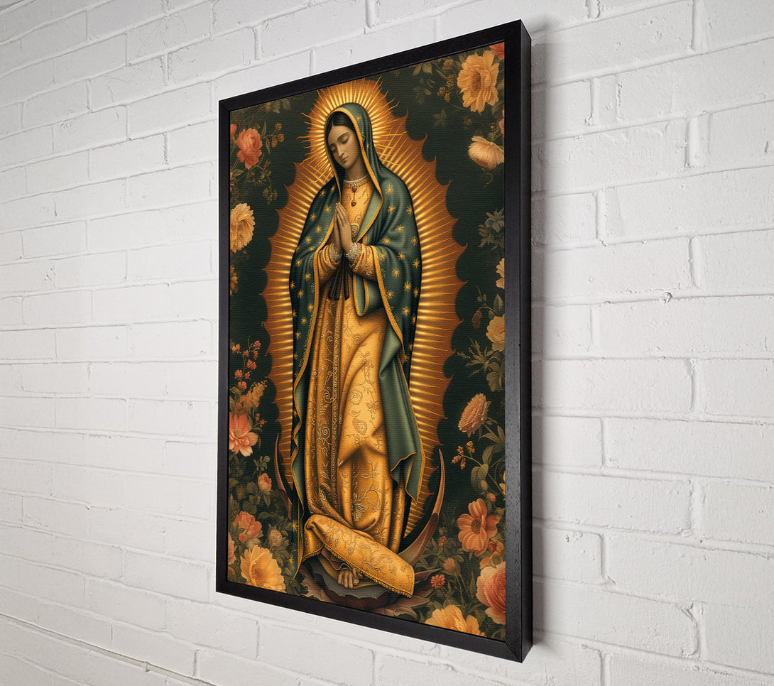  A Canvas Print of The Virgin Of Guadalupe Canvas Print