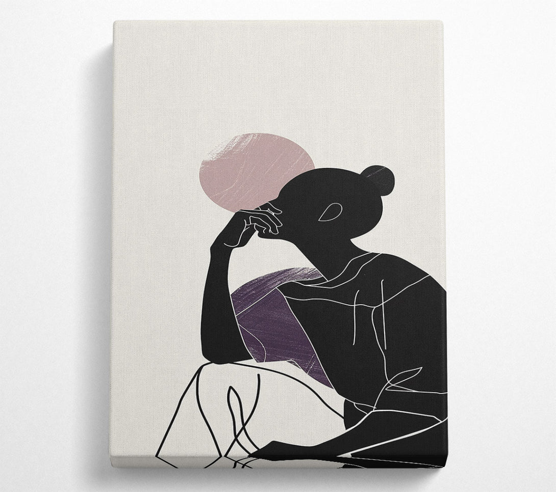  A Canvas Print of Contemplation Canvas Print