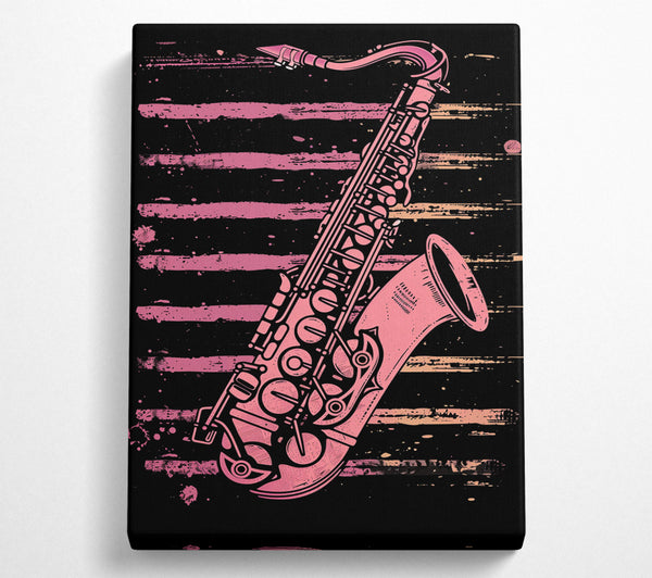  A Canvas Print of Saxophone Serenade Canvas Print