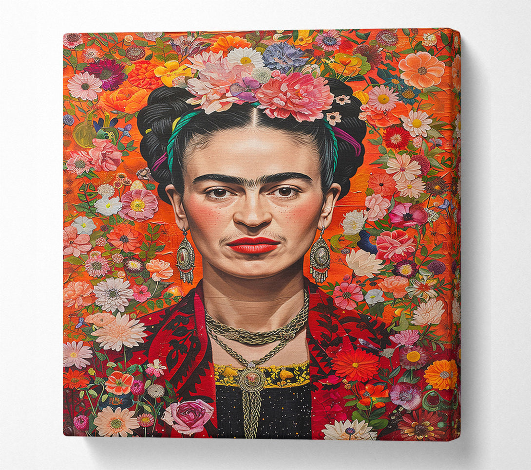  A Canvas Print of Frida'S Garden Canvas Wall Art