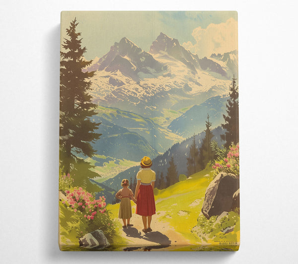  A Canvas Print of A Mother'S Love Canvas Print