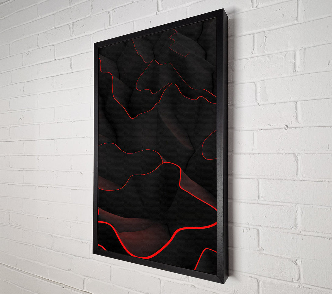  A Canvas Print of The Red Line Canvas Print