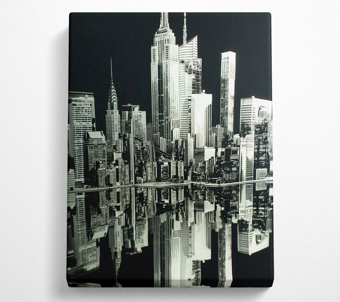  A Canvas Print of City Of Lights Canvas Wall Art