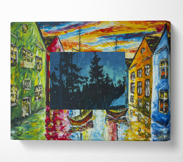  A Canvas Print of A Peaceful Night Canvas Art