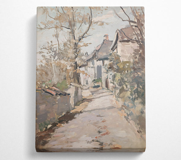  A Canvas Print of Country Lane Canvas Art