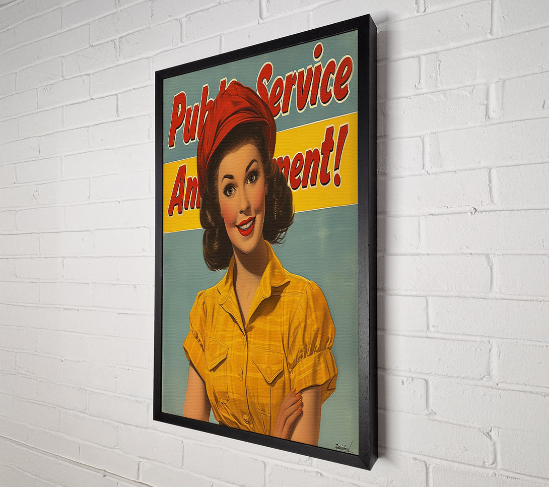  A Canvas Print of Rosie The Riveter Canvas Wall Art