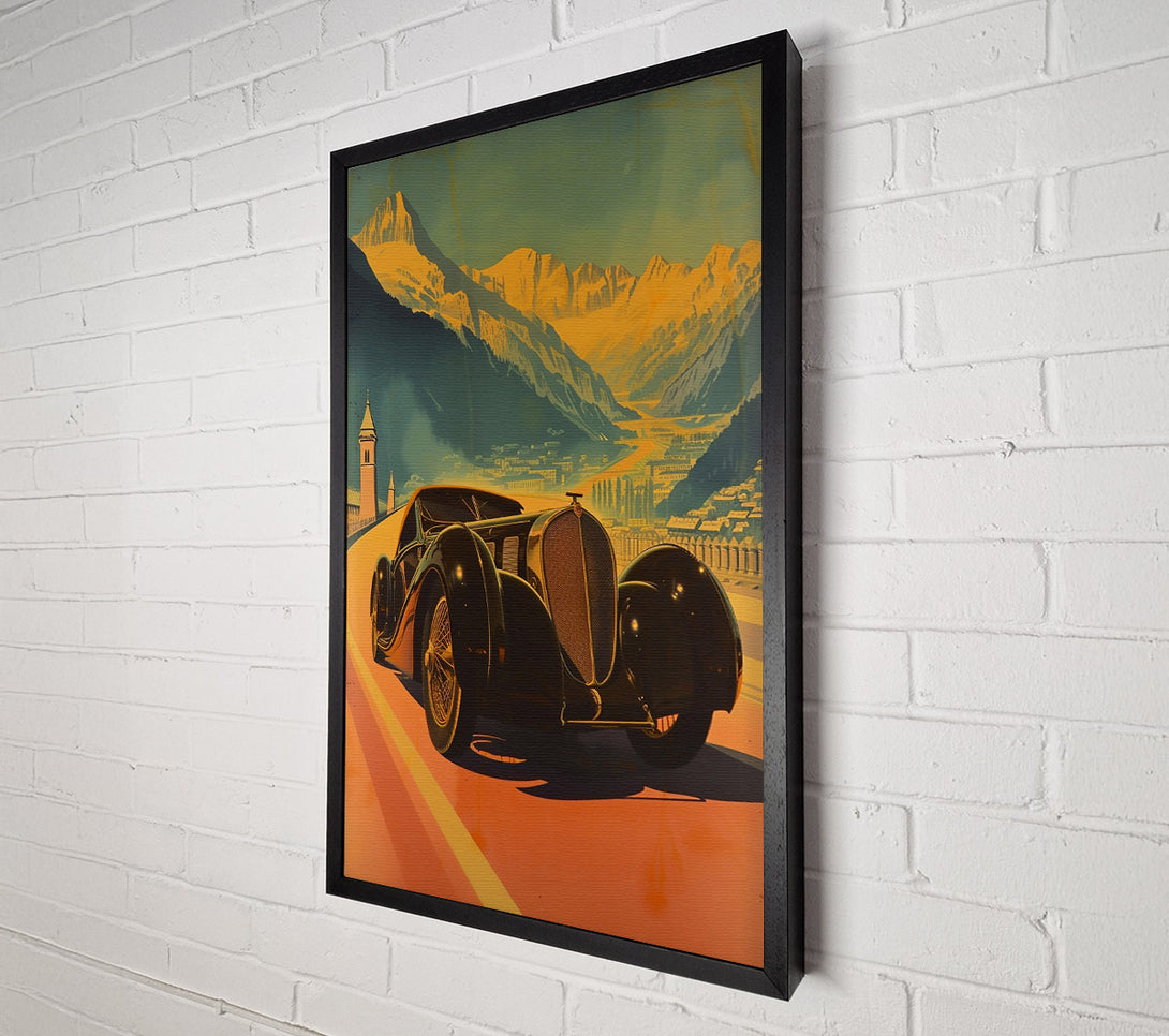  A Canvas Print of Mountain Drive Canvas Print