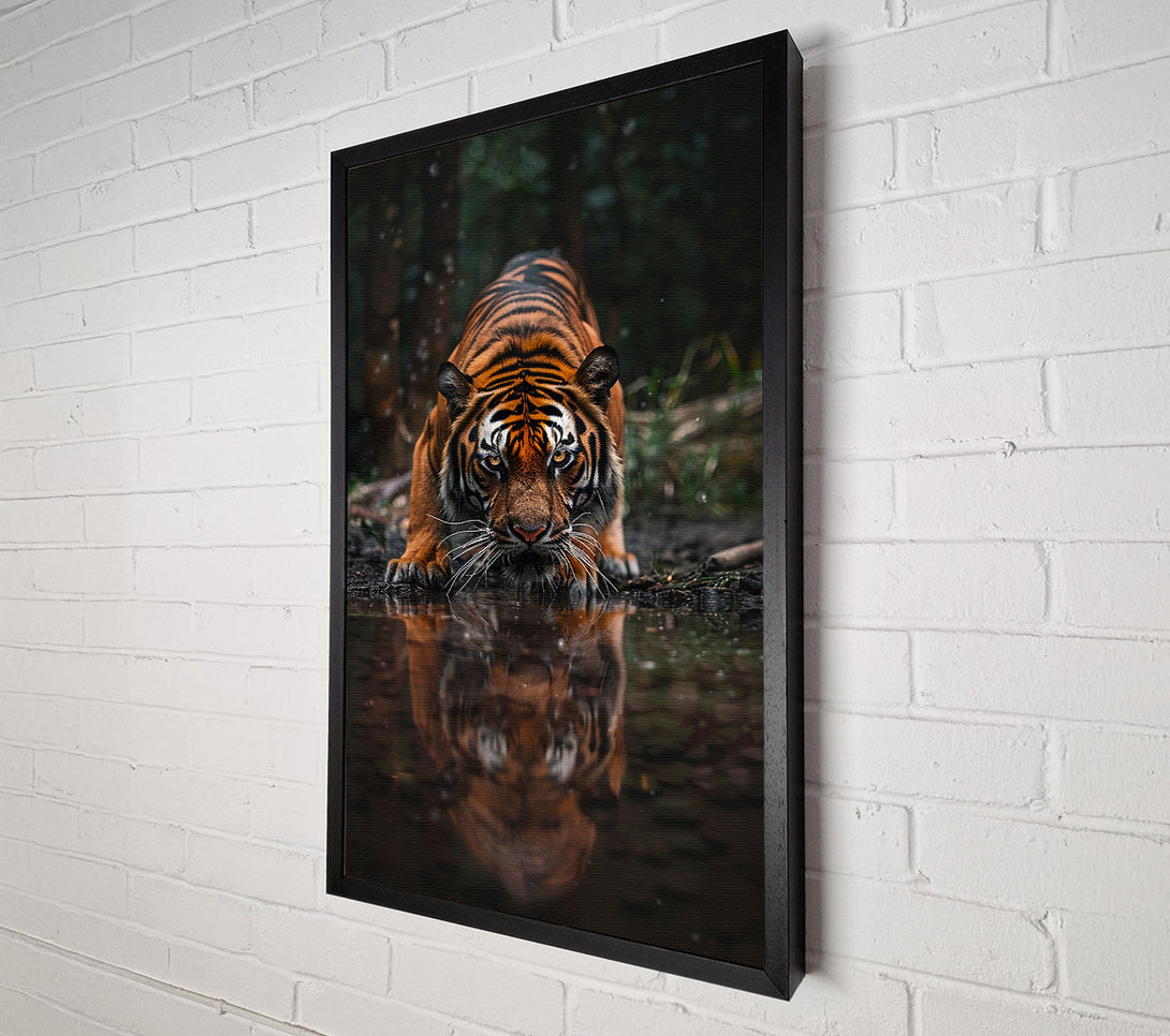  A Canvas Print of Eye Of The Tiger Canvas Wall Art