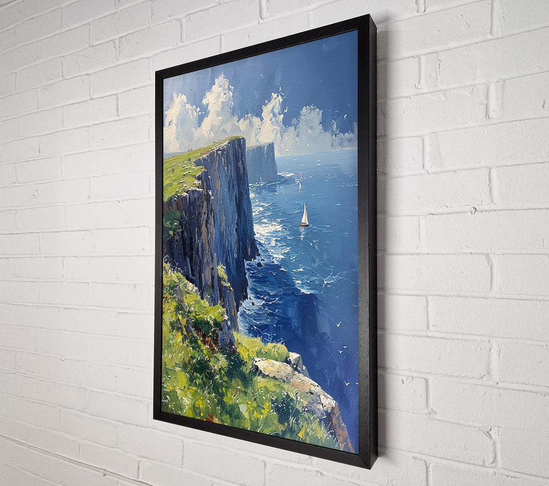  A Canvas Print of The Rugged Coast Canvas Art