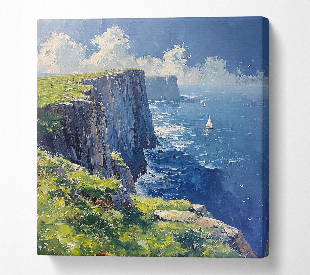  A Canvas Print of The Rugged Coast Canvas Art