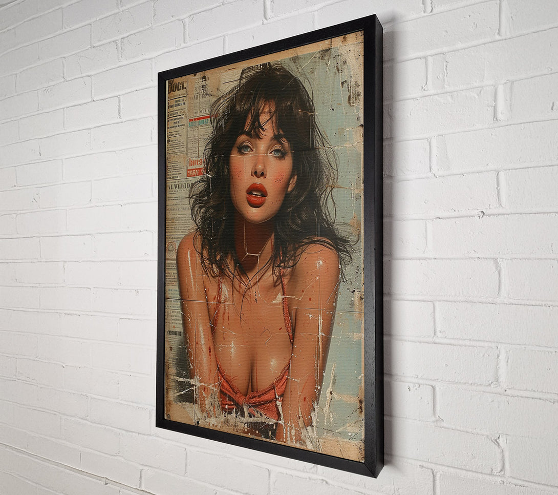  A Canvas Print of Wet Paint Canvas Print