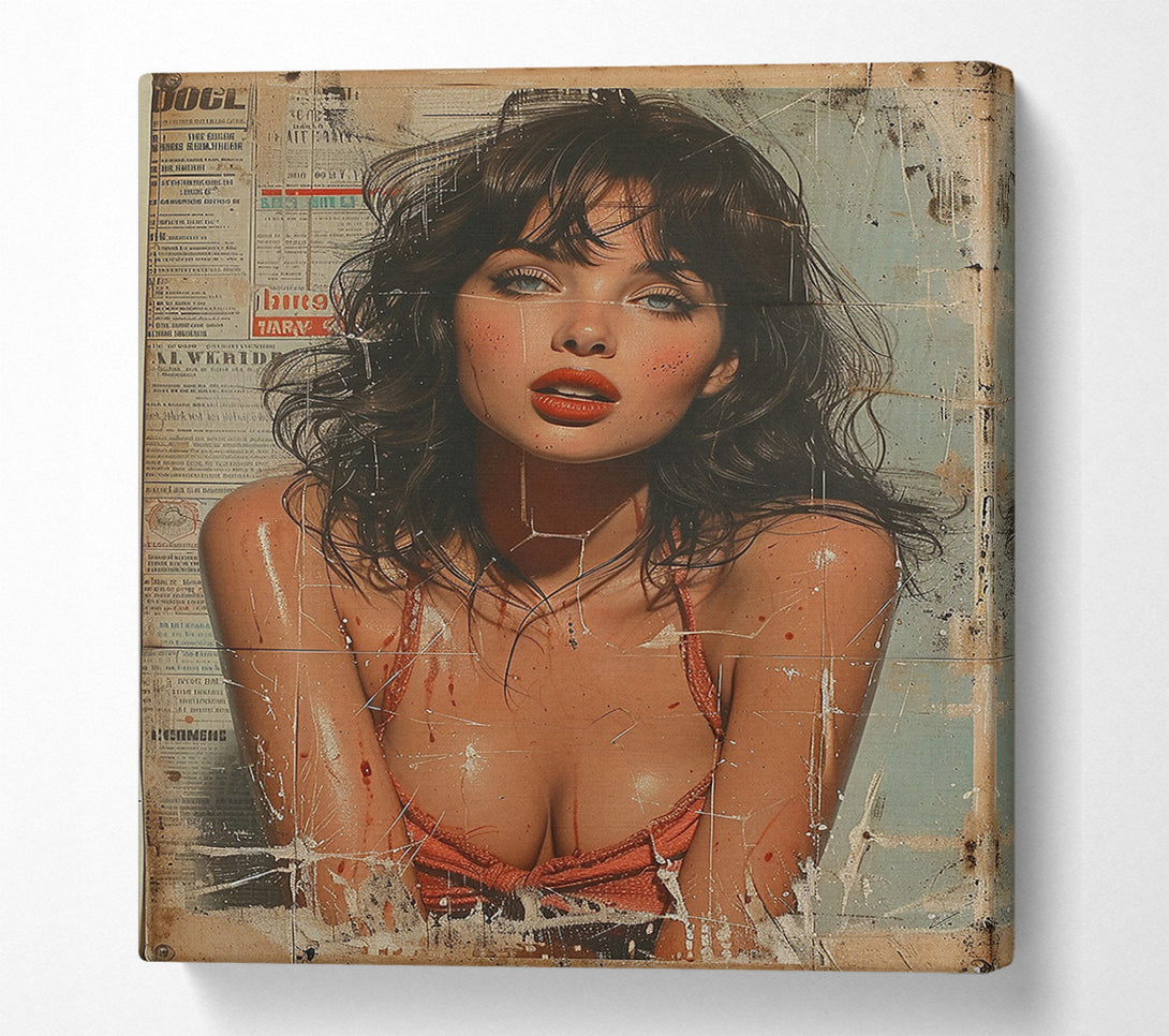  A Canvas Print of Wet Paint Canvas Print