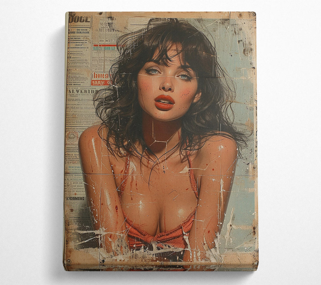  A Canvas Print of Wet Paint Canvas Print