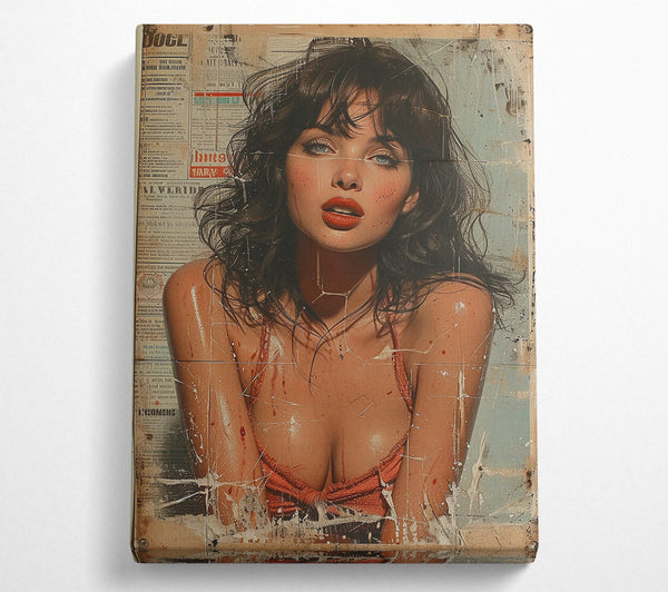  A Canvas Print of Wet Paint Canvas Print