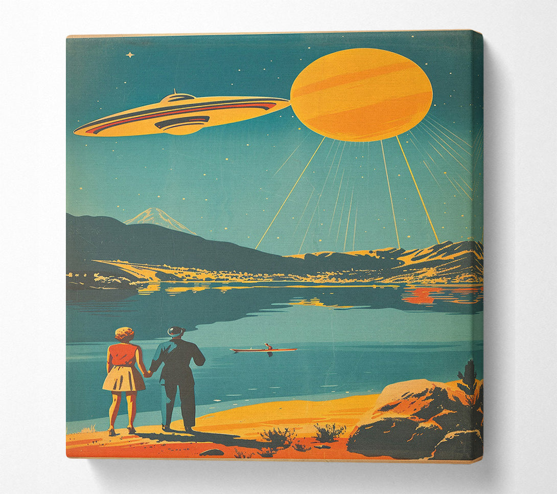  A Canvas Print of The Visitors Canvas Wall Art