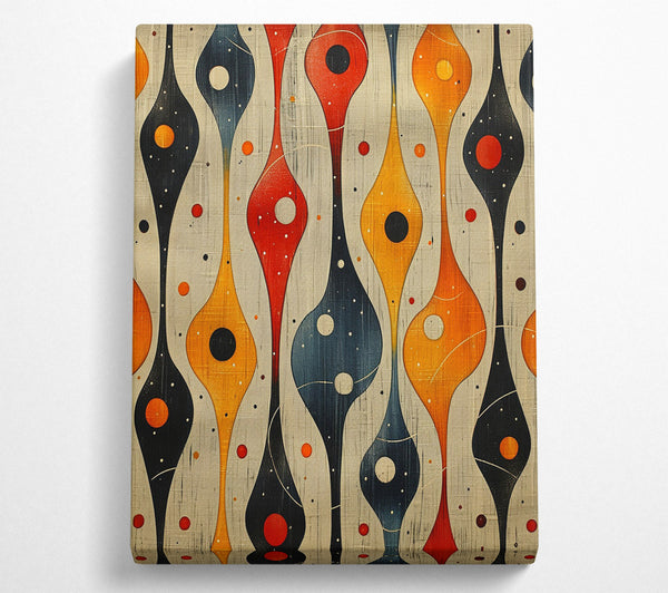  A Canvas Print of Mid Century Modern Canvas Print