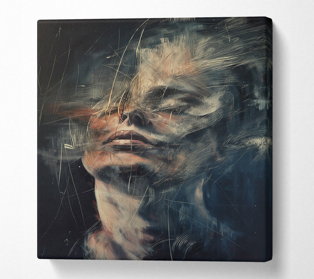  A Canvas Print of Lost In The Static Canvas Wall Art