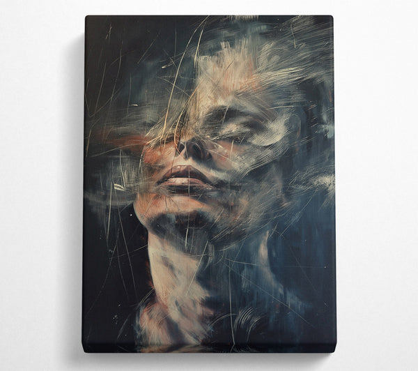  A Canvas Print of Lost In The Static Canvas Wall Art