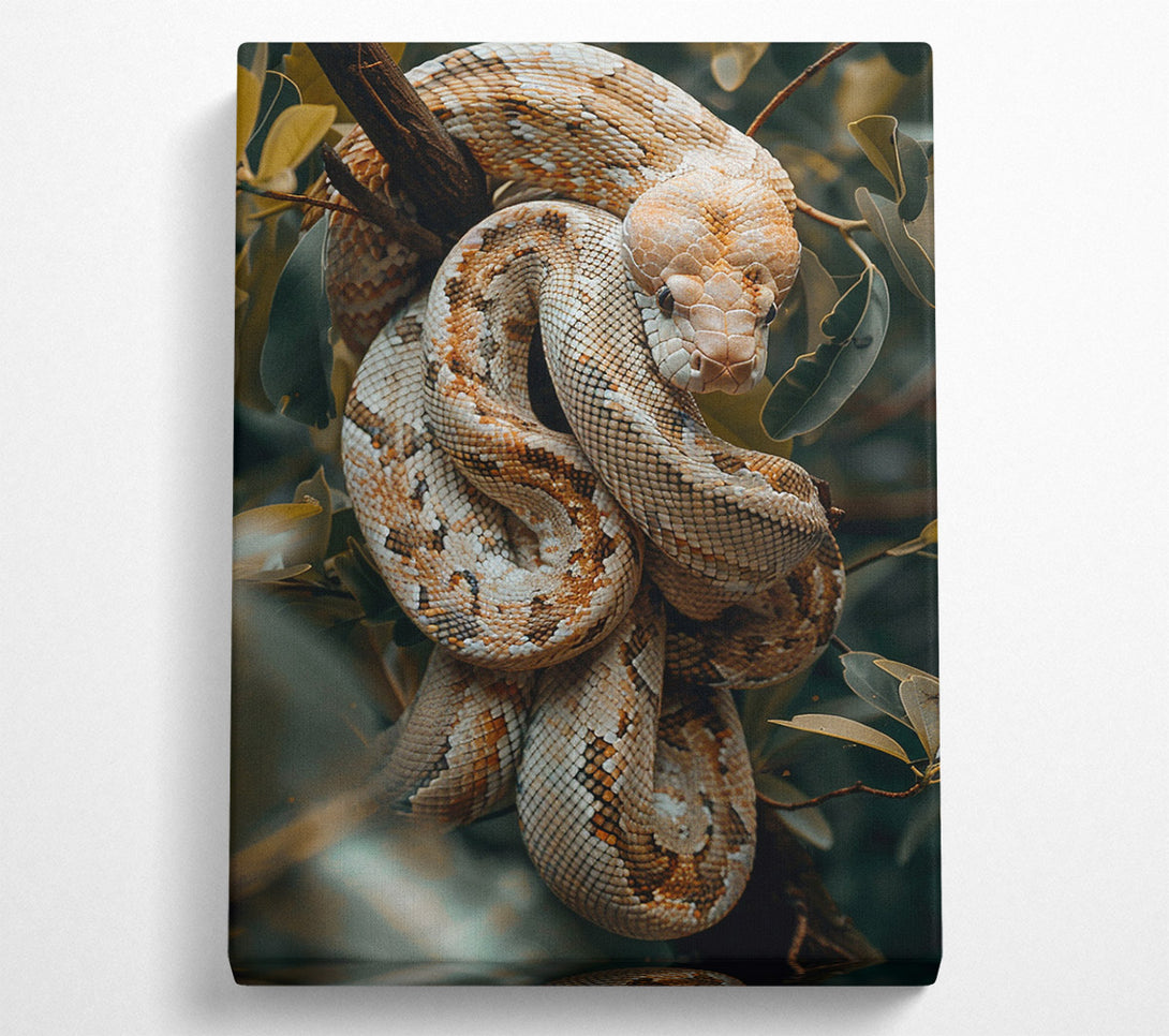  A Canvas Print of Serpent'S Gaze Canvas Wall Art