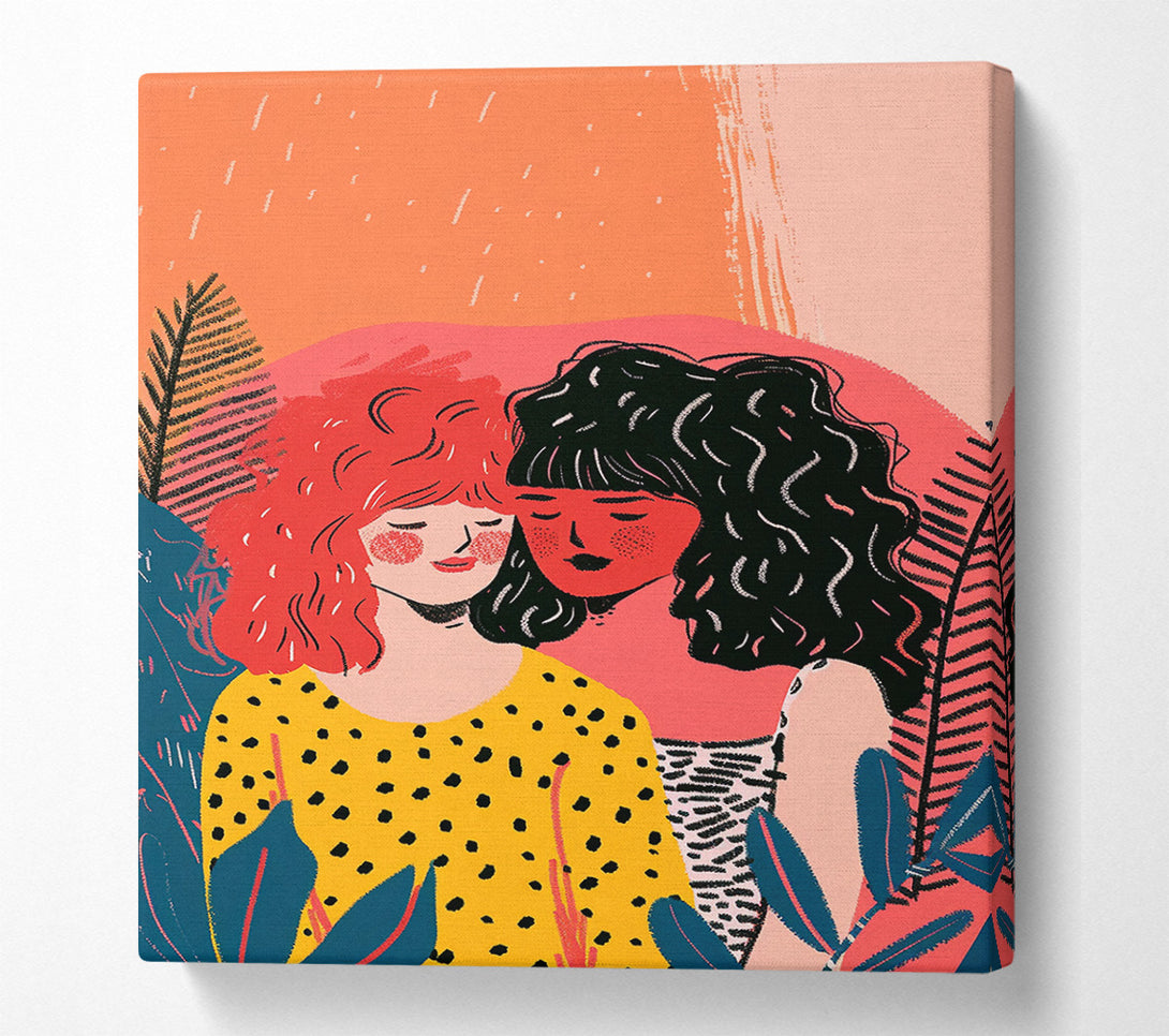  A Canvas Print of The Embrace Canvas Wall Art
