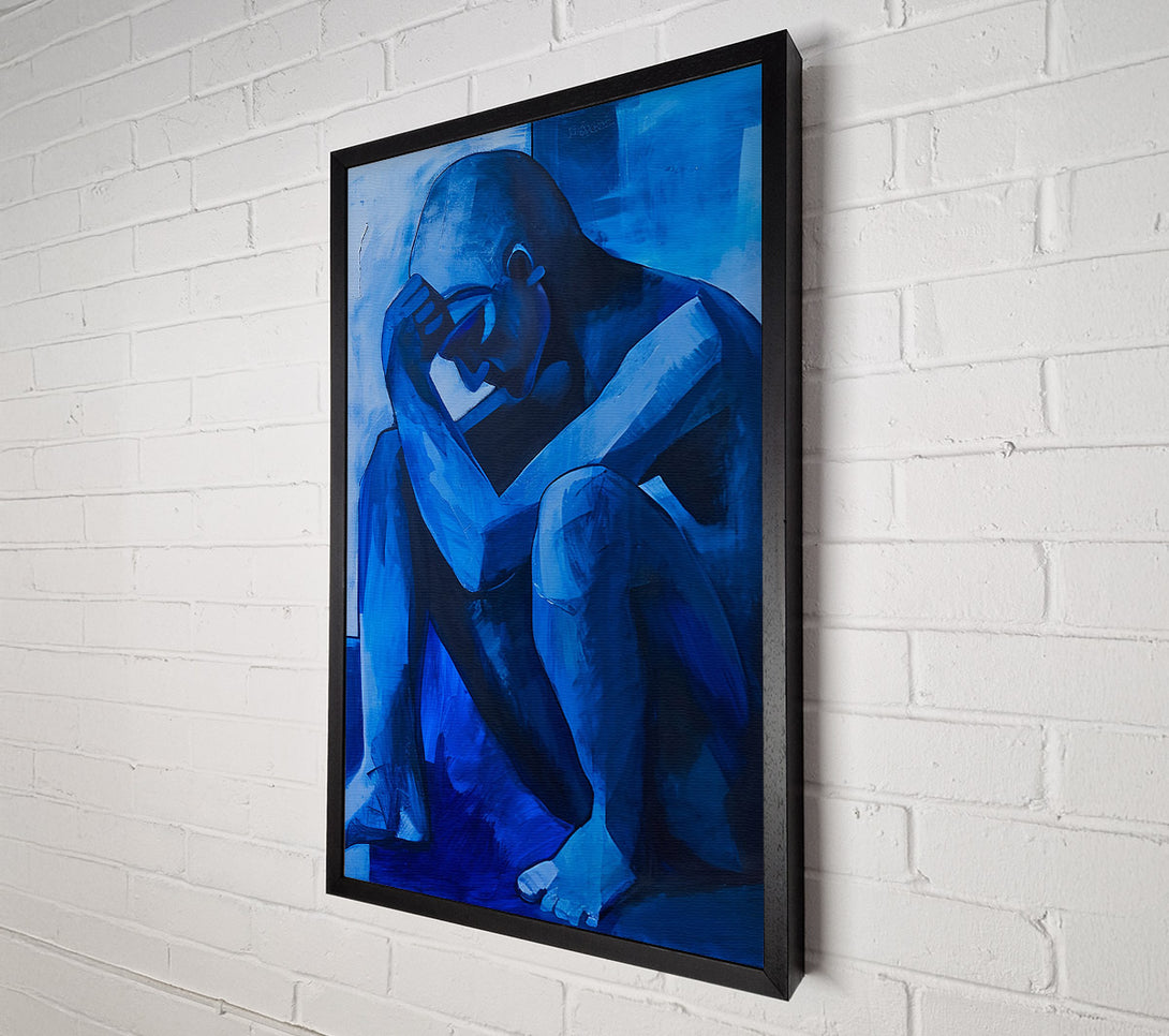  A Canvas Print of Blue Funk Canvas Art