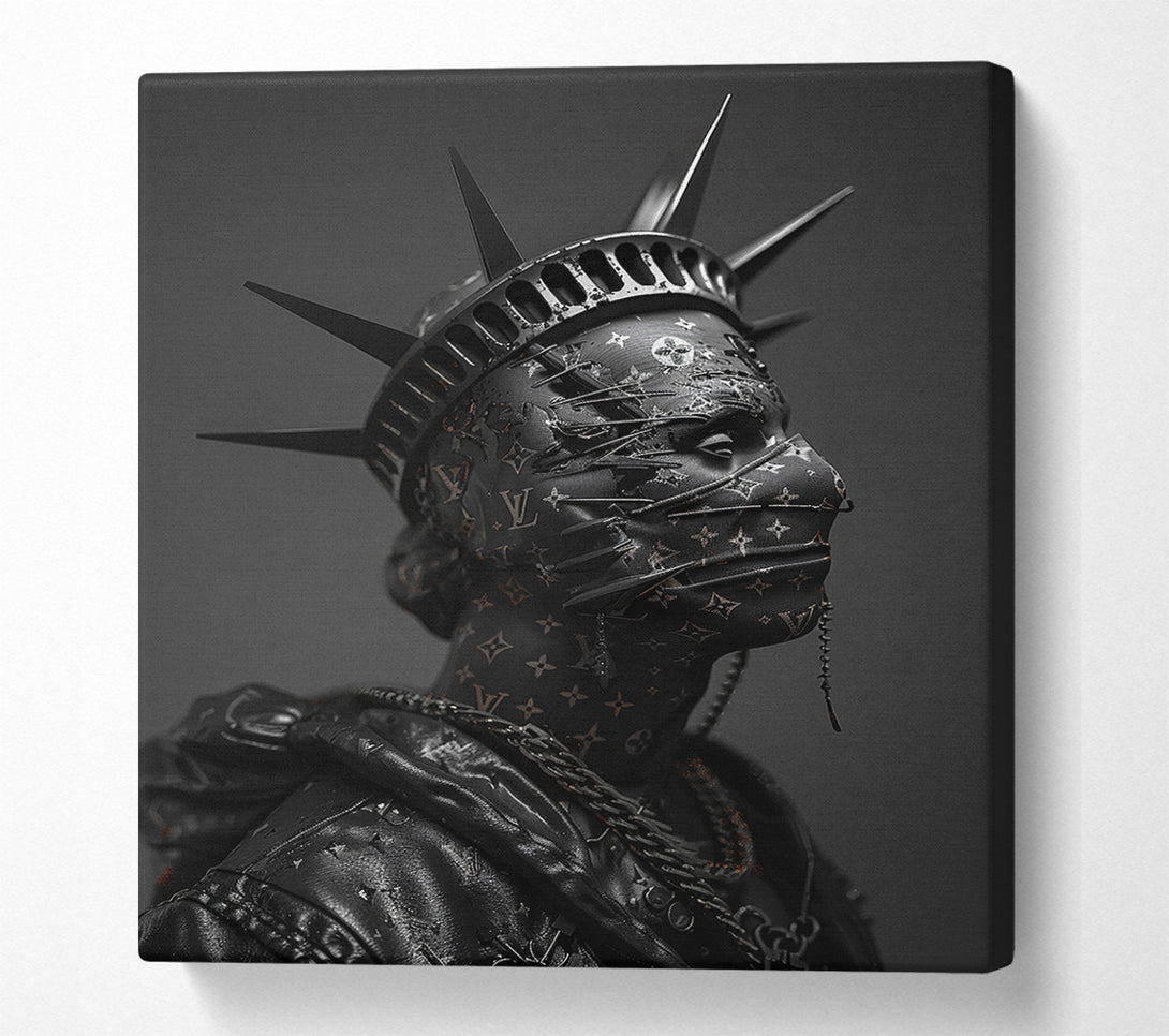  A Canvas Print of Veil Of Liberty Canvas Wall Art