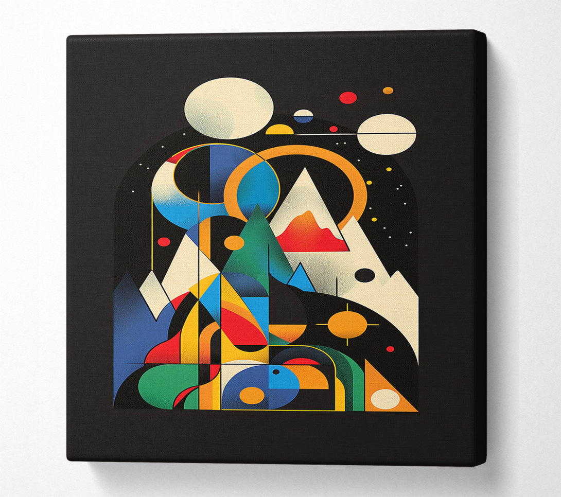  A Canvas Print of Celestial Mountain Canvas Art