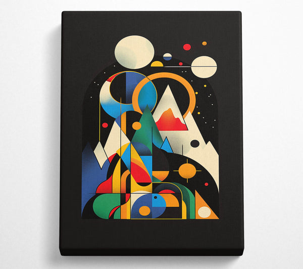  A Canvas Print of Celestial Mountain Canvas Art