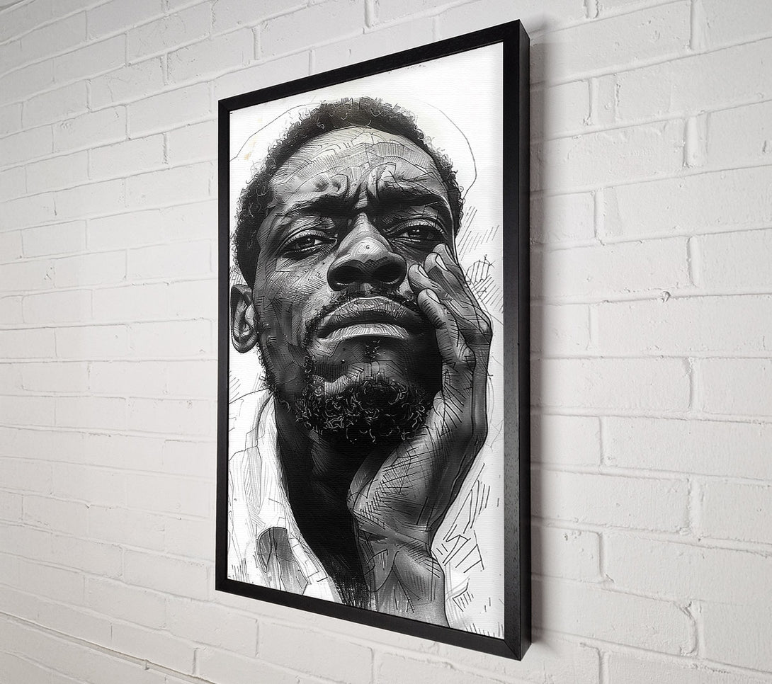  A Canvas Print of Contemplation Canvas Print