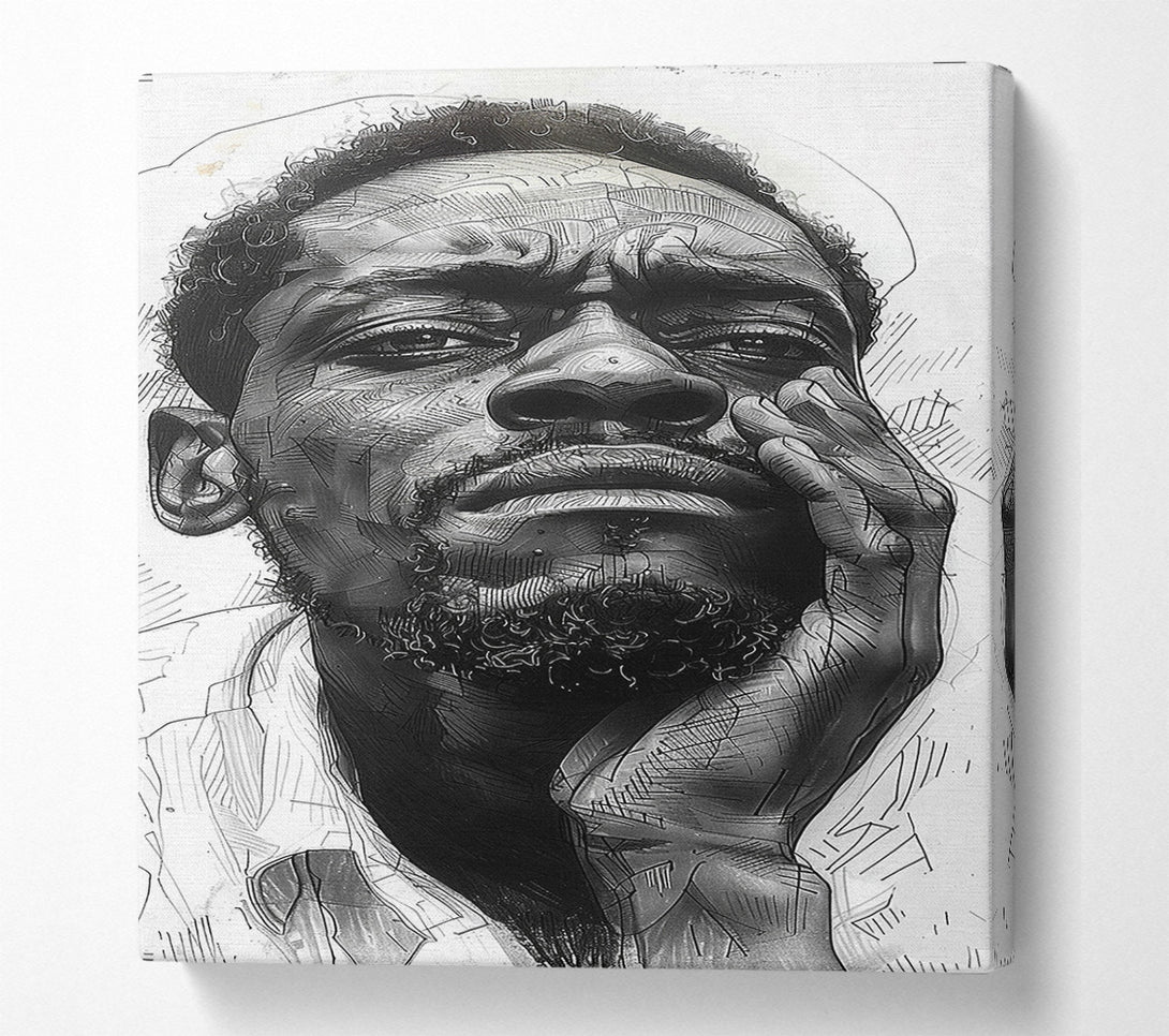  A Canvas Print of Contemplation Canvas Print