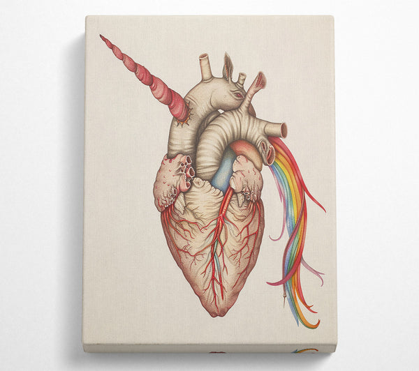  A Canvas Print of The Unicorn'S Heart Canvas Print