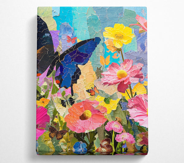  A Canvas Print of Flutter And Bloom Canvas Art