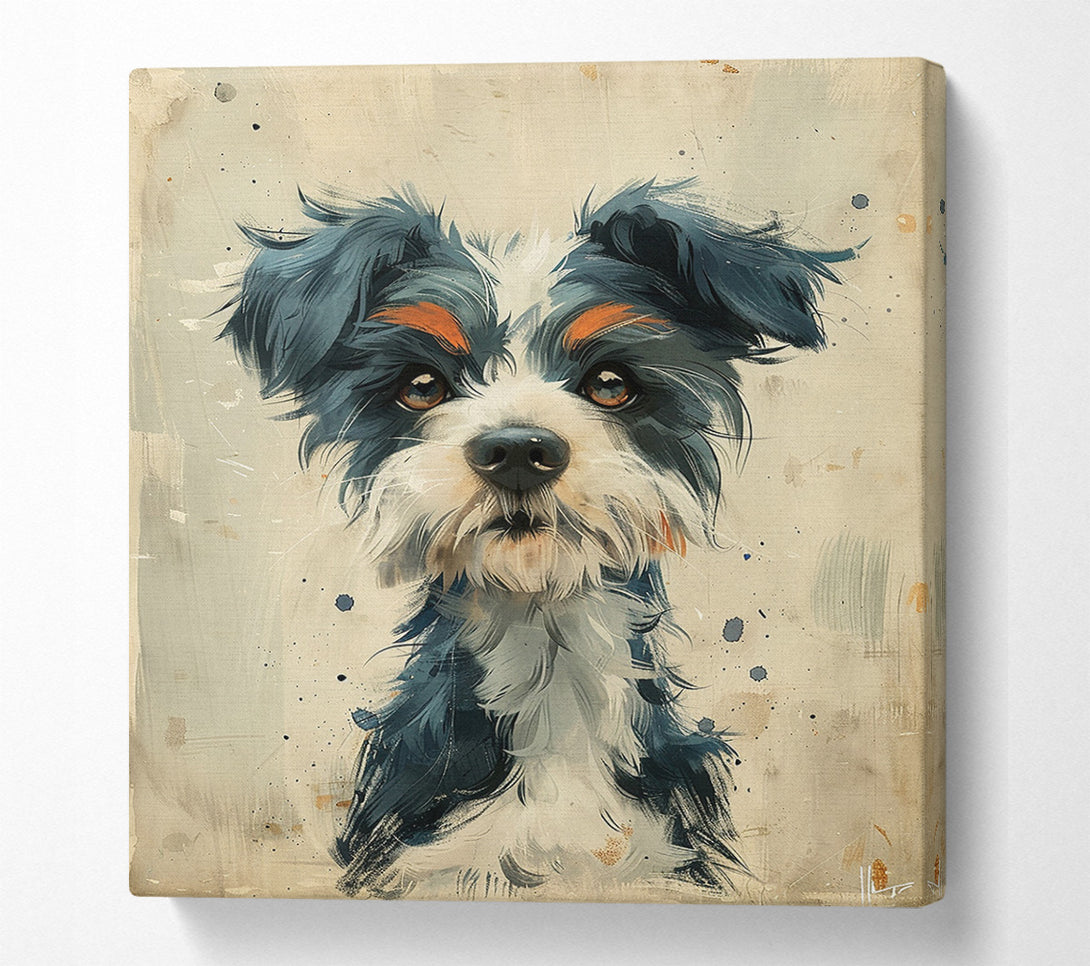  A Canvas Print of Wet Dog Canvas Wall Art